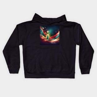 Abstract christmas Kids Hoodie